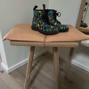Flowered Doc Martens